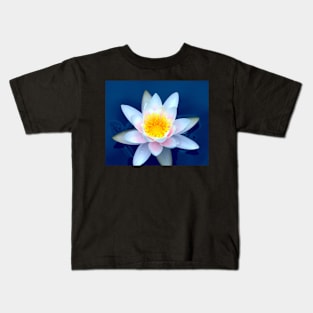 Lily On Blue Kids T-Shirt